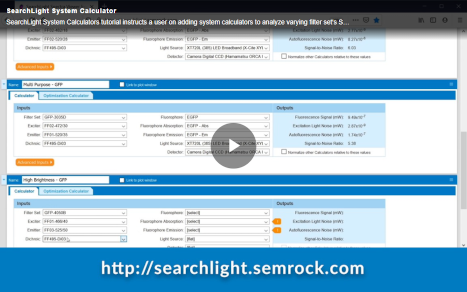 SearchLight System Calculator